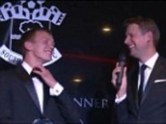 Southampton's James Ward-Prowse imitates Steven Gerrard in interview at club dinner