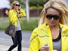 It's a hard life! WAG Alex Gerrard looks ultra skinny as she pops out to get her roots done with a rather unusual bag