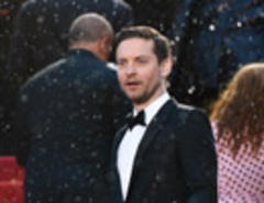 Best Photo from Cannes So Far: Tobey in the Rain