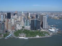 New York City Ferry Boat Crashes Into The Dock At Battery Park