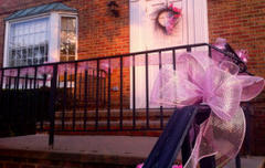 pink in pinkson to fight breast cancer