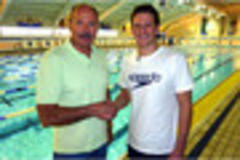 olympic swimming heroes michael jamieson and david wilkie in bbc interview